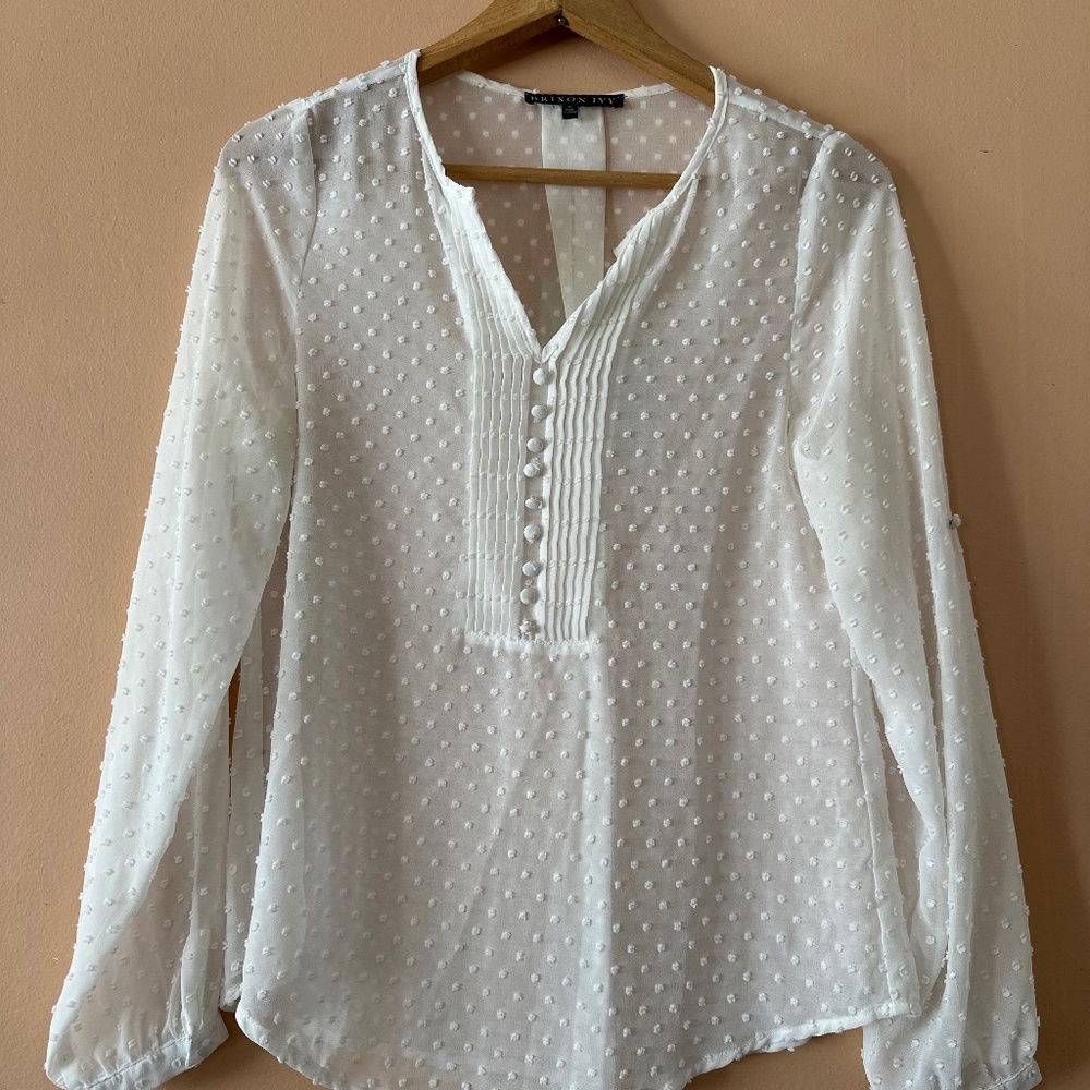 Brixon Ivy Long Sleeve Blouse Size Medium